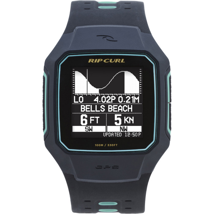 2021 Rip Curl Curl Search GPS Series 2 Smart Surf Watch Mint A1144