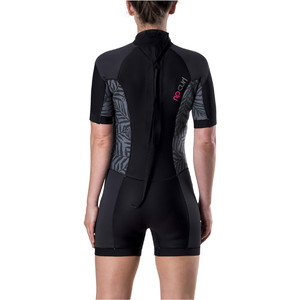 Rip Curl Mulheres Dawn Patrol 2mm Back Zip Wetsuit Curto Non Rosa Wsp7fw