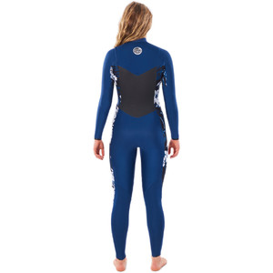 2020 Rip Curl Womens Flashbomb 3/2mm Chest Zip Wetsuit WSTYES - Navy