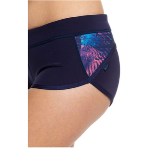 2020 Roxy Shorts Da Donna 1mm Reef Insignia Erjwh03015 - Blu / Coral
