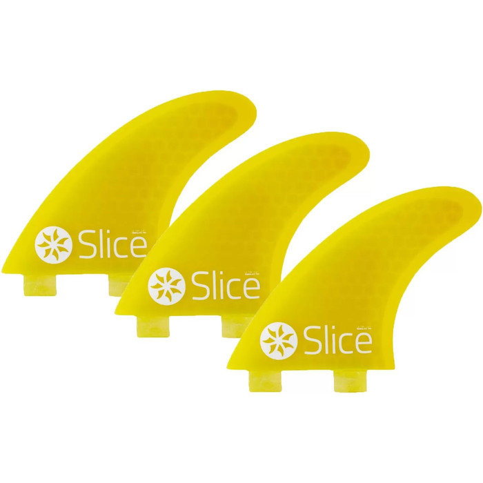 2024 Slice Ultralight Hex Core S5 Fcs Compatible Pinne Per Tavola Da Surf Sli-02 - Giallo