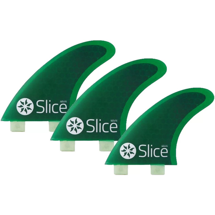 2024 Slice Ultralight Hex Core S5 Fcs Compatible Pinne Per Tavola Da Surf Sli-02 - Verde