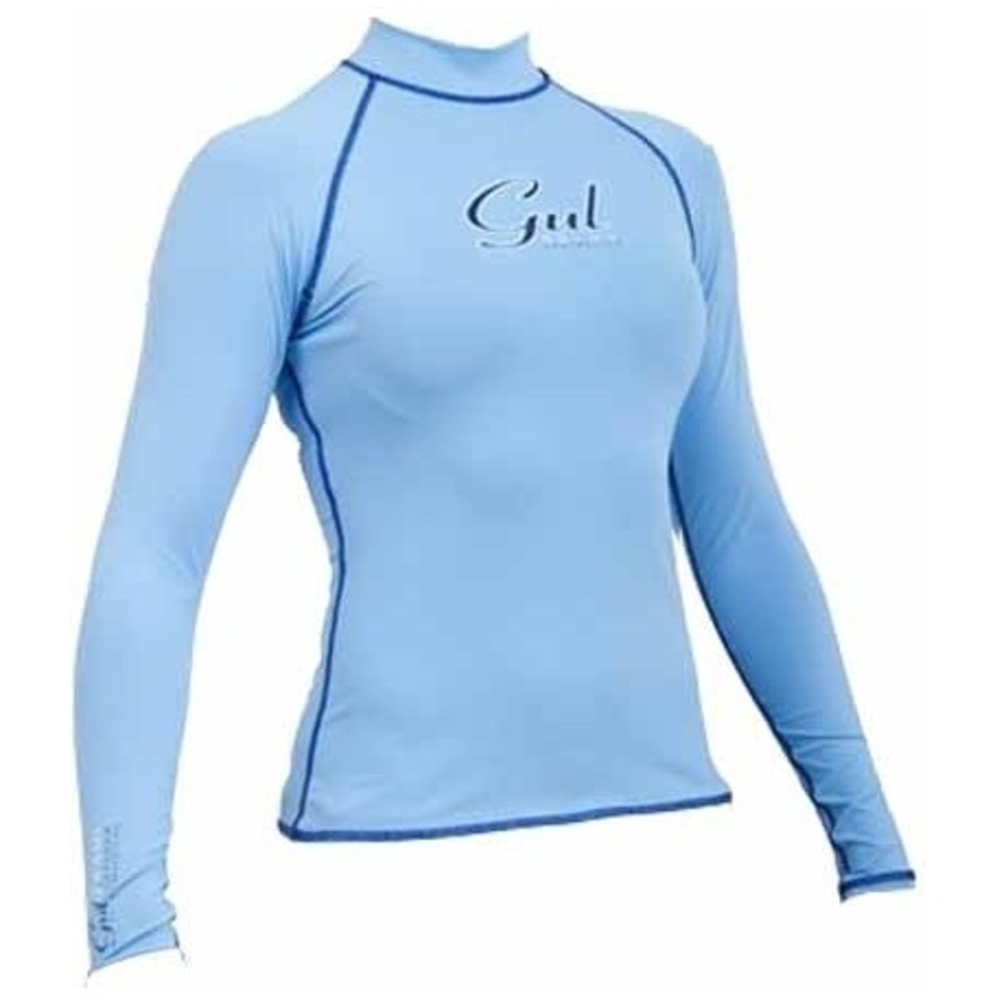 Gul Swami Long Sleeved Ladies Rash Vest in Baby Blue RG0331