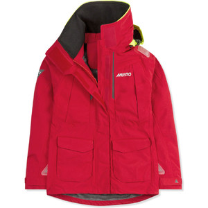 2020 Musto Womens BR2 Offshore Jacket & Trouser Combi Set - Red / Black