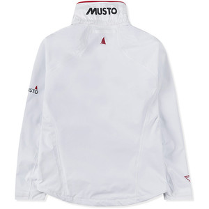 2019 Musto Womens Sardinia BR1 Jacket White / True Red SWJK017