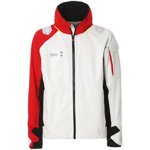 2019 Slam WIN-D Racing Jacket & Salopette Combi Set - White / Red / Black