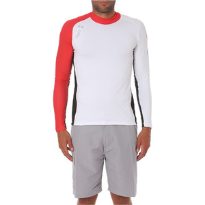 2024 Slam WIN-D Breeze LS Tech Shirt White / Red S112477T00