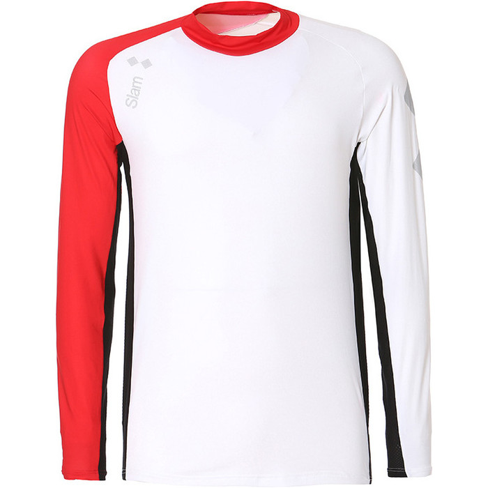 2024 Slam Win-d Brisa Ls Camisa Tech Branco / Vermelho S112477t00