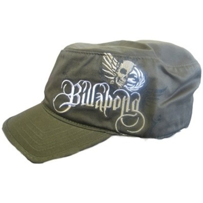 Roux West Charlotte Bronte Billabong Mens 'Stop It' Army CAP in Military HD53 - Sailing - Accessories  | Watersports Outlet