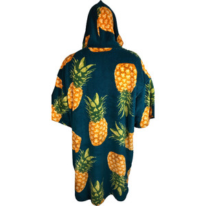 2019 Tls Poncho Con Cappuccio / Changing Robe Ananas