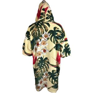 2024 TLS Hooded Poncho / Changing Robe Vintage Hawaii