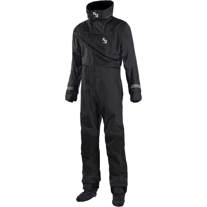 2015 Typhoon Max B Drysuit In Black 100139 - vestito solo