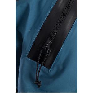 2019 Typhoon Hypercurve 4 Tilbage Zip Drysuit Teal / Gr Inklusive Kit Bag 100170