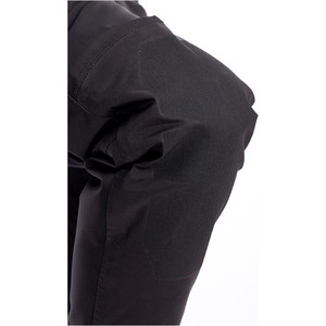 2018 Typhoon HyperCurve 3 Terug Zip Drysuit met Sokken Zwart / Blauw Inclusief onderbuik 100155