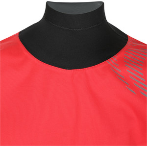 2024 Typhoon Junior Rhossilli Back Zip Drysuit 100195 - Red / Black
