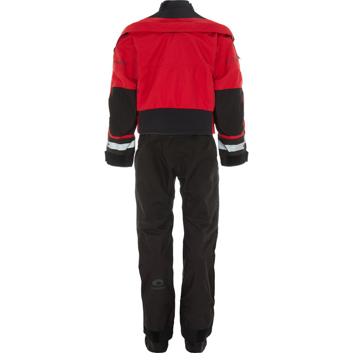 2022 Typhoon Multisport 4 2.0 Drysuit & Free Underfleece 100197 - Red / Black