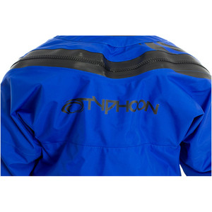 2021 Typhoon Multisport 5 Drysuit Calcetines De Tela Sello Ltex + Con Zip Inc Underfleece Azul / Negro 100166