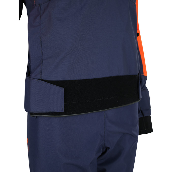2022 Typhoon Womens Hendra Hinge Zip Drysuit 100185 - Orange / Navy