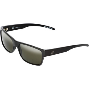 2021 US The Argos Sunglasses 823 - Gloss Black / Vintage Grey Polarised Lenses