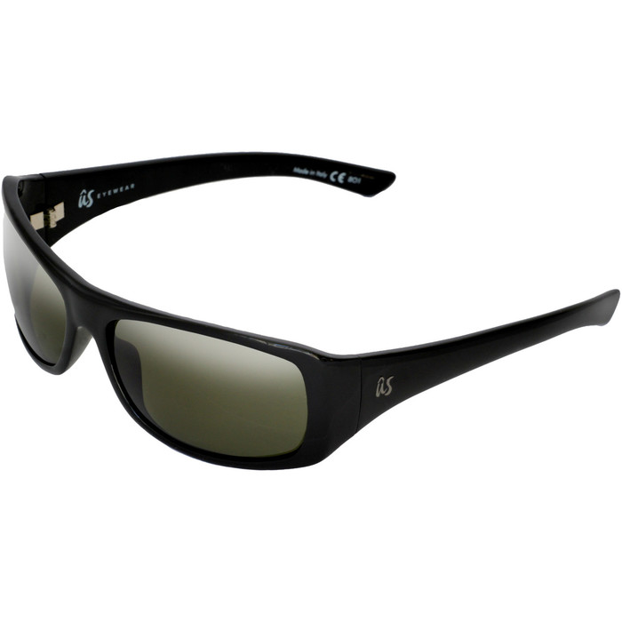 2024 US The Carbo Sunglasses 936 - Gloss Black / Vintage Grey Polarised Lenses