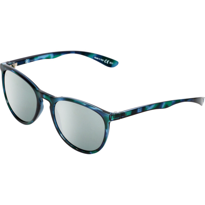 2021 US The Nobis Sunglasses 2472 - Gloss Blue Tortoise Shell / Grey Silver Chrome Lenses