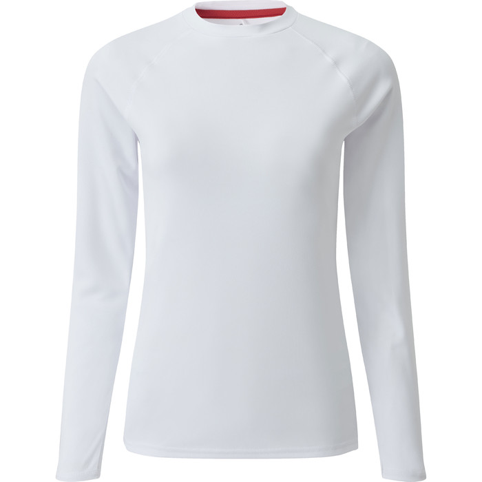 2024 Gill Dames UV-T-shirt Met Lange Mouwen Wit UV011W
