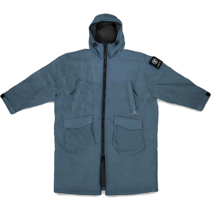 2022 Voited Drycoat Com Capuz Impermevel Mudana Robe / Poncho V21dcr - Cinza Do Pntano