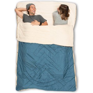 2021 Voited Reciclado Cobertor Travesseiro De Acampamento Interno / Externo V20un01blctc - Azul Legio