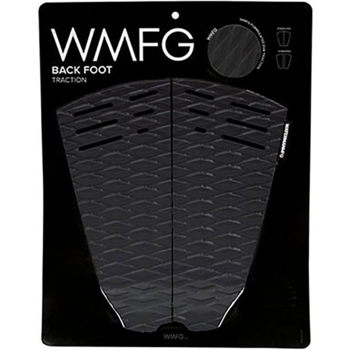 2019 Wmfg Classic Back Foot Traction Pad Schwarz / Wei 170015