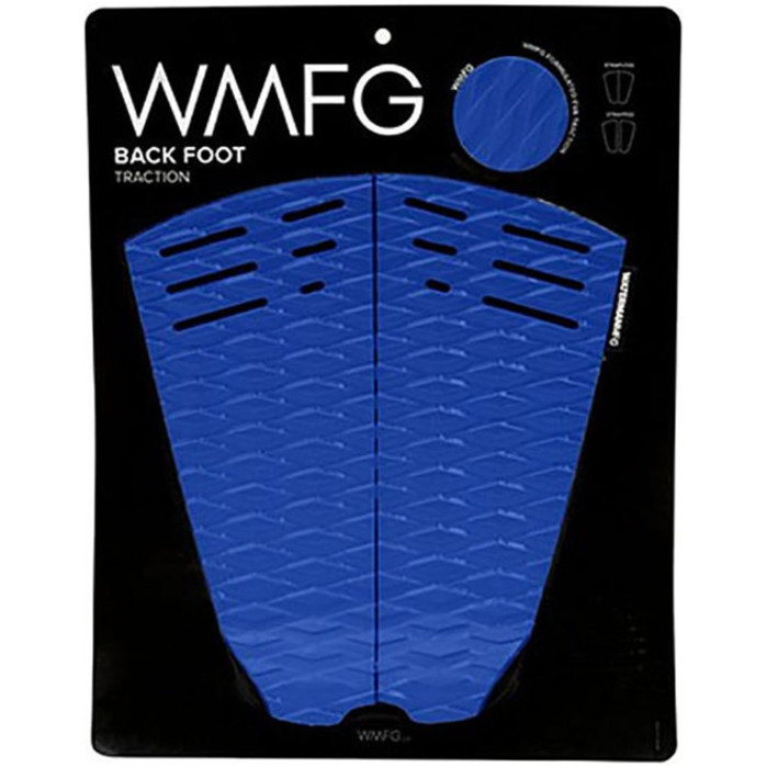 2019 WMFG Classic Back Foot Traction Pad Blue / White 170015