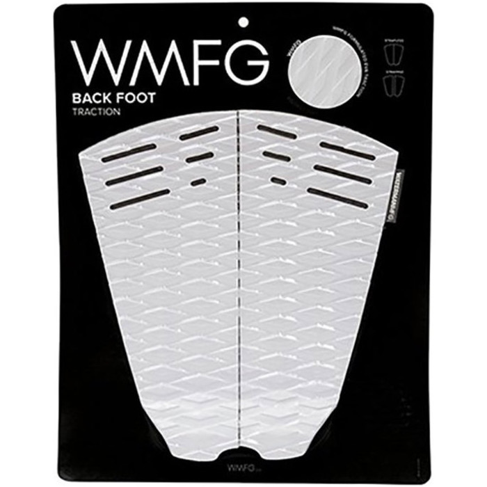 2019 Wmfg Classic Back Foot Traction Pad Wei / Schwarz 170015