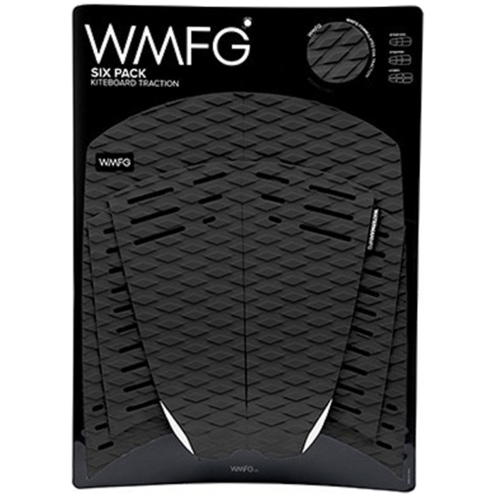2024 WMFG Classic Six Pack Traction Pad Black 170001