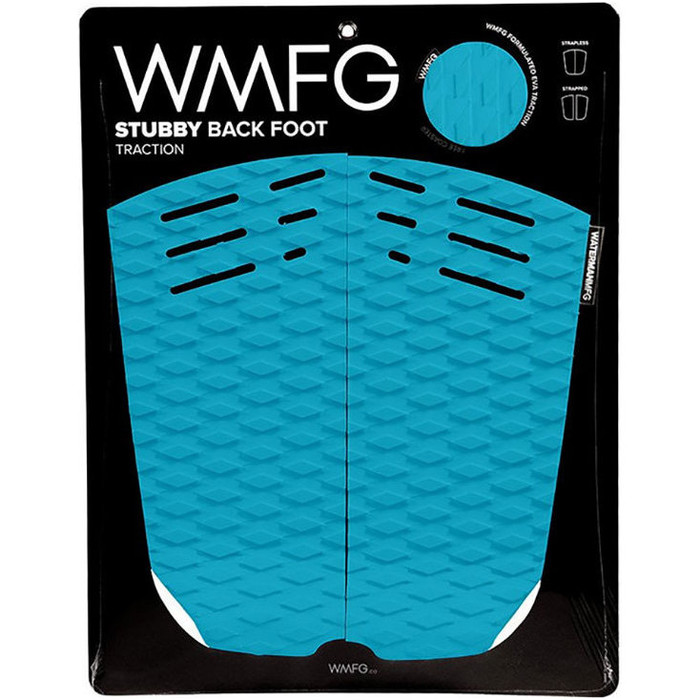 2018 WMFG Stubby Back Foot Traction Pad Teal 170020