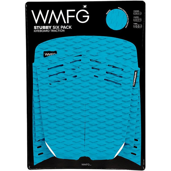 2019 WMFG Stubby Six Pack Pad de traction Kiteboard Teal 170005