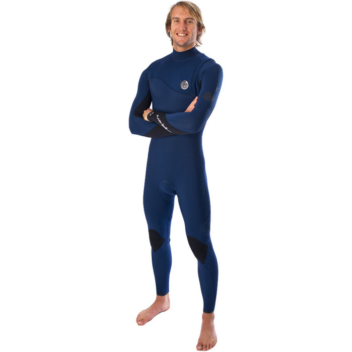 2015 Rip Curl Flashbomb 4/3mm ZIP FREE Wetsuit in Navy WSM4SF