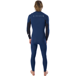2015 Rip Curl Flashbomb 4/3mm ZIP FREE Wetsuit in Navy WSM4SF