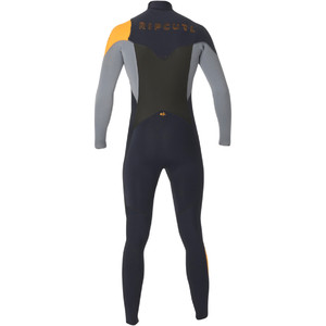 Rip Curl E-Bomb 4 / 3mm GBS Bryst Zip Wetsuit SLATE WSM5BE