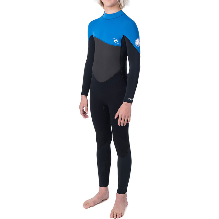 2019 Rip Curl Junior Omega 5/3mm Gbs Back Zip Wetsuit Blauw WSM9BS