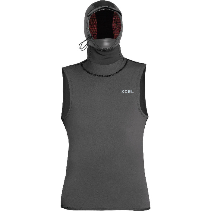 2020 Xcel Mens Insulate-X Hooded Vest AT082540 - Graphite