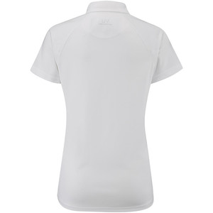 Henri Lloyd Mulheres Cool Dri Polo Camisa Branca Brilhante Yi000006