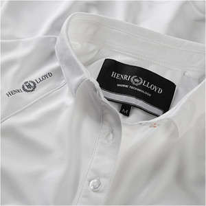 Henri Lloyd Womens Cool Dri Polo Shirt Bright White YI000006