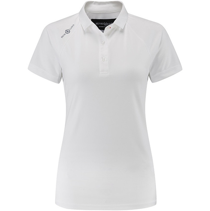 Henri Lloyd Womens Cool Dri Polo Shirt Bright White YI000006