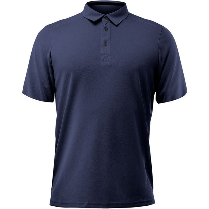 2021 Zhik Dry Polo  Manches Courtes Navy Top87