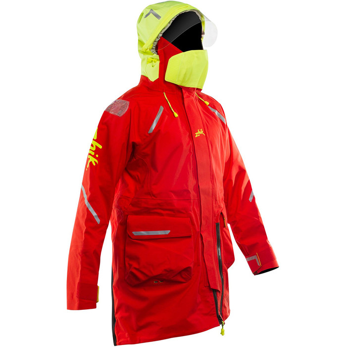 2023 Zhik Mens Isotak X Ocean Jacket - Rot