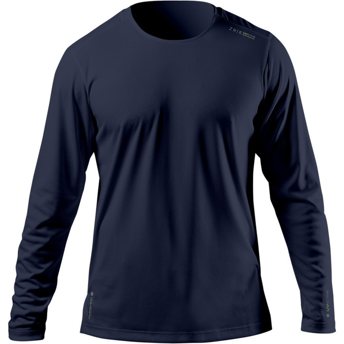 2024 Zhik Hombre Zhikdry Uv Active Camiseta De Manga Larga Atp0070 - Navy