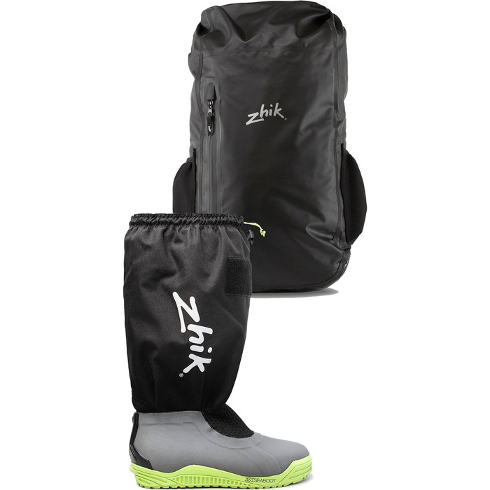 2024 Zhik ZK SeaBoot 900 Sailing Boots & Waterproof Dry Backpack Package Deal