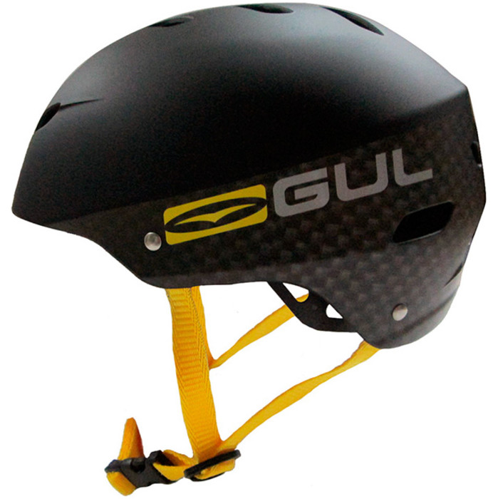 Gul Junior Evo 2 casco de deportes acuticos negro / amarillo AC0103