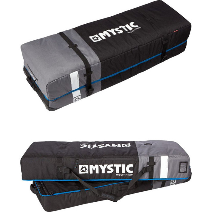 2017 Mystic Ammo Box TWIN con las ruedas 1,4 m Negro / Azul 140530 Detalle