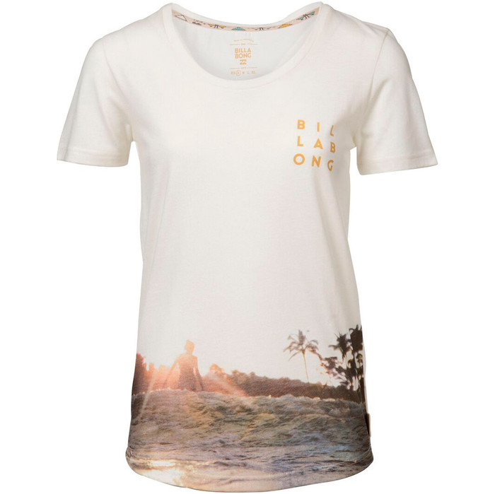 2016 Billabong Ladies Second Nature T-shirt de Cool Whip W1SS02