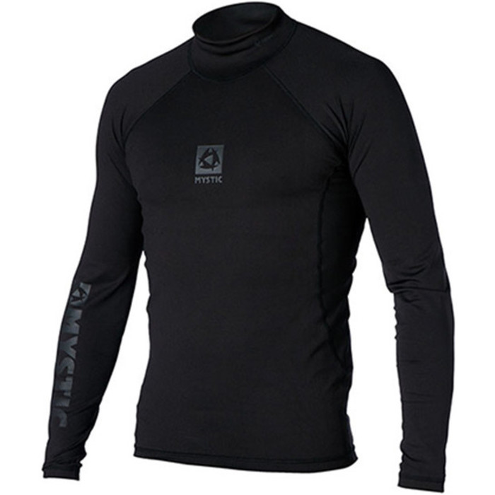 2022 Mystic Mnner Bipoly Long Sleeve Thermal Top BLACK 140070